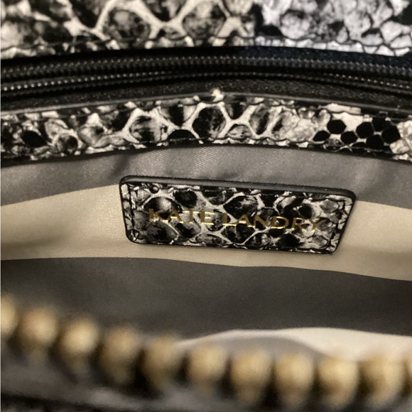 Kate Landry Snake Skin Look Purse shoulder bag - Picture 4 of 6
